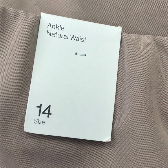 Prologue Women's Size 14 Ankle Length Natural Waist Cargo Pants Beige New - Picture 7 of 16